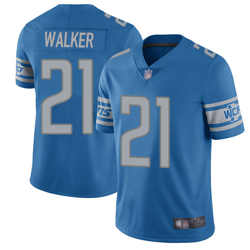 Detroit Lions Limited Blue Youth Tracy Walker Home Jersey NFL Football #21 Vapor Untouchable